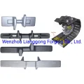 Forged Undercarriage Track Shoe/Pad/Metal Core/Spare Parts Used in Excavator and Bulldozer